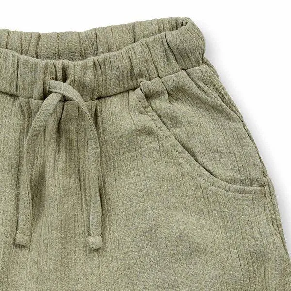 Sense Organics Sense Organics Kinderhose, Modell LOKI, Seegrasgrün, – Produktbild 2 von 3