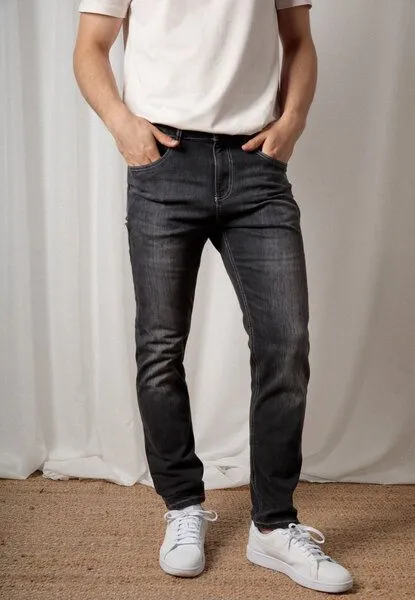 TORLAND TORLAND Slim Fit Herrenjeans BENNY, Grau, – Produktbild 1 von 4