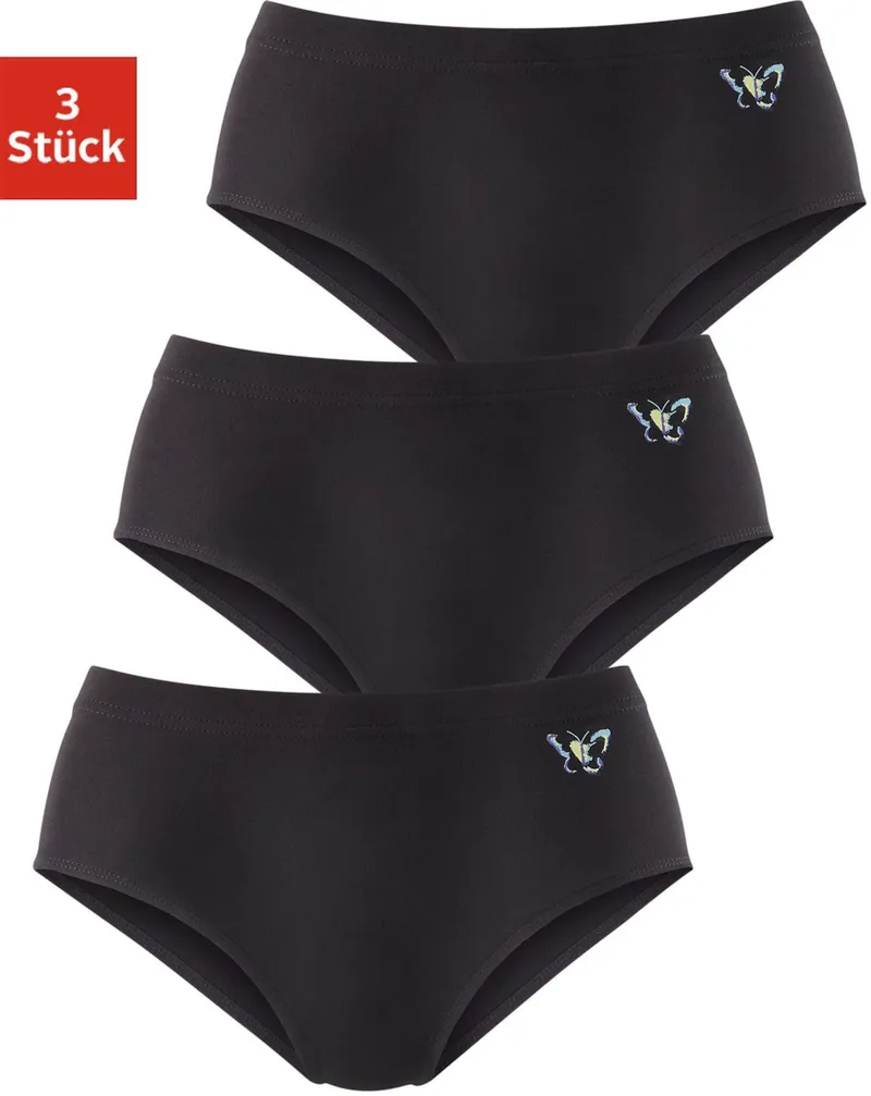 petite fleur by Lascana Formslip schwarz, Schwarz, – Produktbild 1 von 3