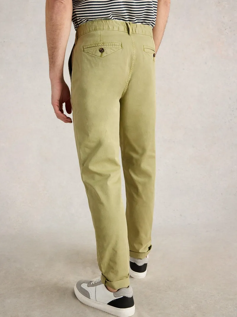 White Stuff Pantalon Chino Sutton En Coton Biologique - 36/R, Grün, – Produktbild 4 von 4