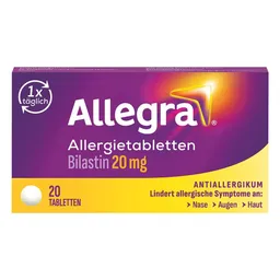 Allegra Allegra - schnell bei Heuschnupfen & ganzjährigen Allergien – Produktbild 1 von 1