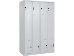 C+P C+P Z-Spind Classic PLUS, 8 Fächer, 1850x1200x500mm, Lichtgrau/Lichtgrau – Produktbild 1 von 1