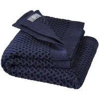 Disana Disana Waben-Strickdecke Bio Merino-Wolle Baby Decke, Indigo, – Produktbild 1 von 1