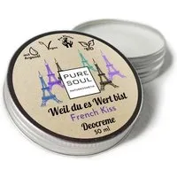 PURE SOUL Naturkosmetik Bio-Deocreme French Kiss Lavendel 50 ml Maße: Ø 6,6 cm, H: 2 cm – Produktbild 1 von 1