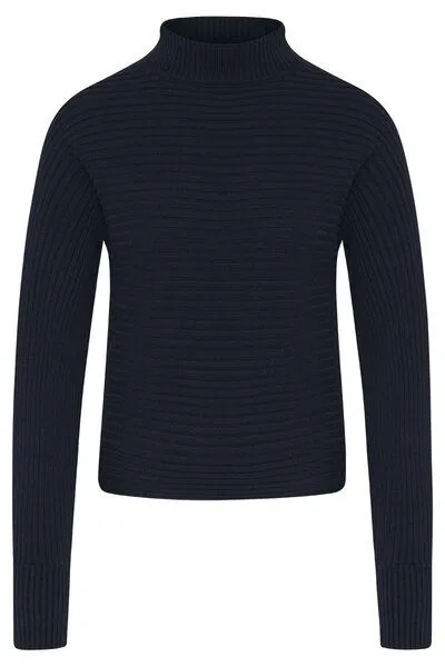 Wunderwerk Wunderwerk Damen Pullover aus Bio-Baumwolle "Turtleknit small crossrib", Blau (old navy), – Produktbild 1 von 4