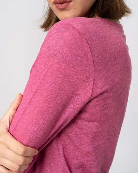 Alma & Lovis Alma & Lovis Kurzjacke aus Leinen | Linen Jacket, Hortensie (rosa), – Produktbild 2 von 2