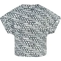 Global Mamas Global Mamas Bio Bluse - CREW - Adobe, Morse code charcoal (grau), – Produktbild 1 von 1