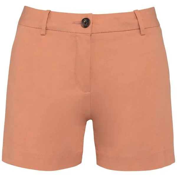 Greenspired Greenspired Umweltfreundliche Chino-Bermuda-Shorts für Damen, Peach, – Produktbild 1 von 2