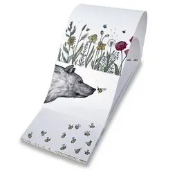 LIGARTI Notizblock 3er-Set »Bienen und Blümchen« von LIGARTI | Recyclingpapier | Schreibblock mit wechselnden Motiven – Produktbild 1 von 1