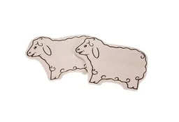 ReineNatur ReineNatur Brettchen Schaf – Frühstücksbrett - Ahorn – Größe: 29 x 21 x 1,5cm – Produktbild 1 von 1