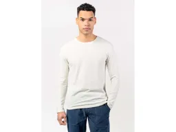 Living Crafts Living Crafts Bio-Herren-Langarmshirt 'TERIK' mit Rundhalsausschnitt, macadamia, Gr. L – Produktbild 1 von 1