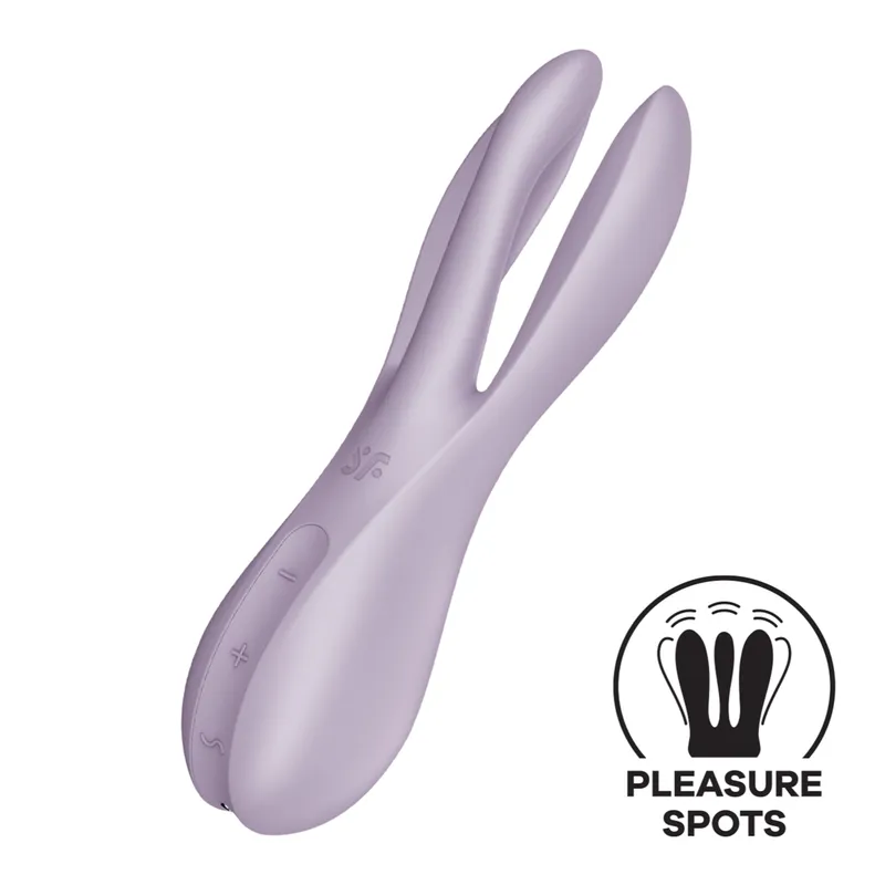 Satisfyer Satisfyer Threesome 2, 14 cm, Lila, – Produktbild 1 von 1