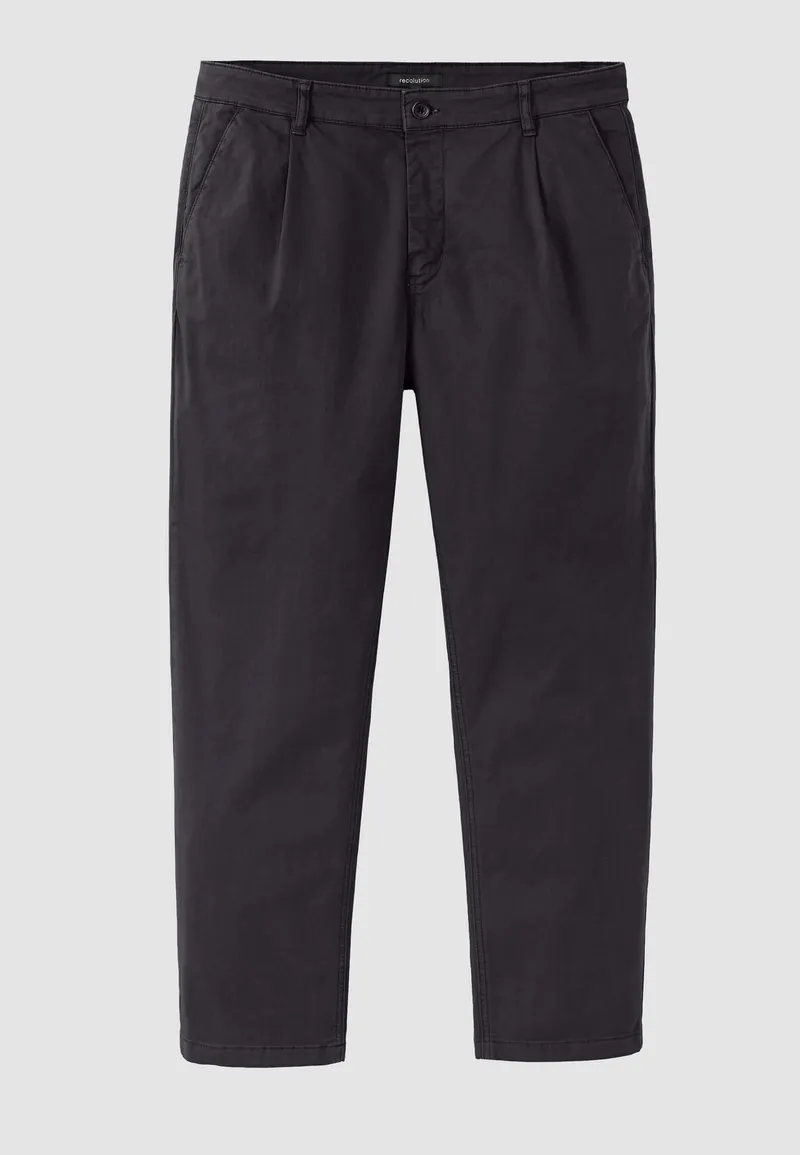 recolution Recolution Herren vegan Chinos Eiche Dunkelmarine, Extra dunkelblau, – Produktbild 1 von 2