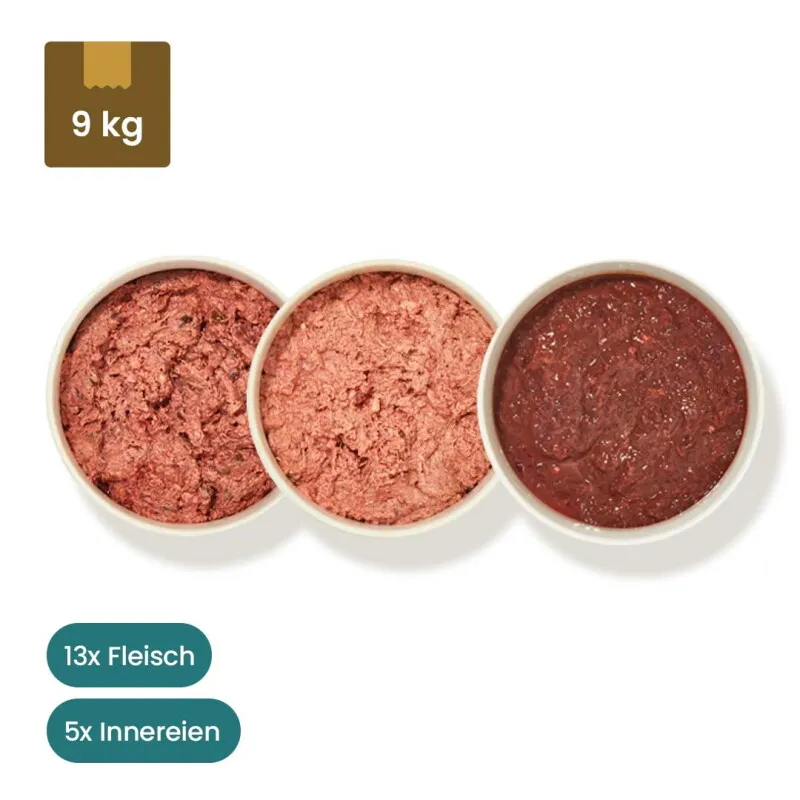 haustierkost.de haustierkost.de Hund Welpe Frostfutter Menü 9 kg – Produktbild 1 von 2