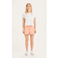 KnowledgeCotton Apparel KnowledgeCotton Apparel Jogging-Shorts - TEAKY sweat shorts - aus Bio-Baumwolle, Orange (shimp), – Produktbild 1 von 1