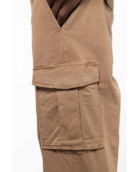 YTWOO YTWOO Herren Cargohose aus Bio-Baumwolle und Elasthan, Camel, – Produktbild 5 von 5