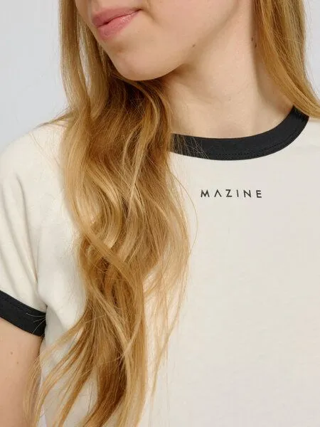 Mazine Mazine Contrast Bindings T-Shirt – Produktbild 4 von 4