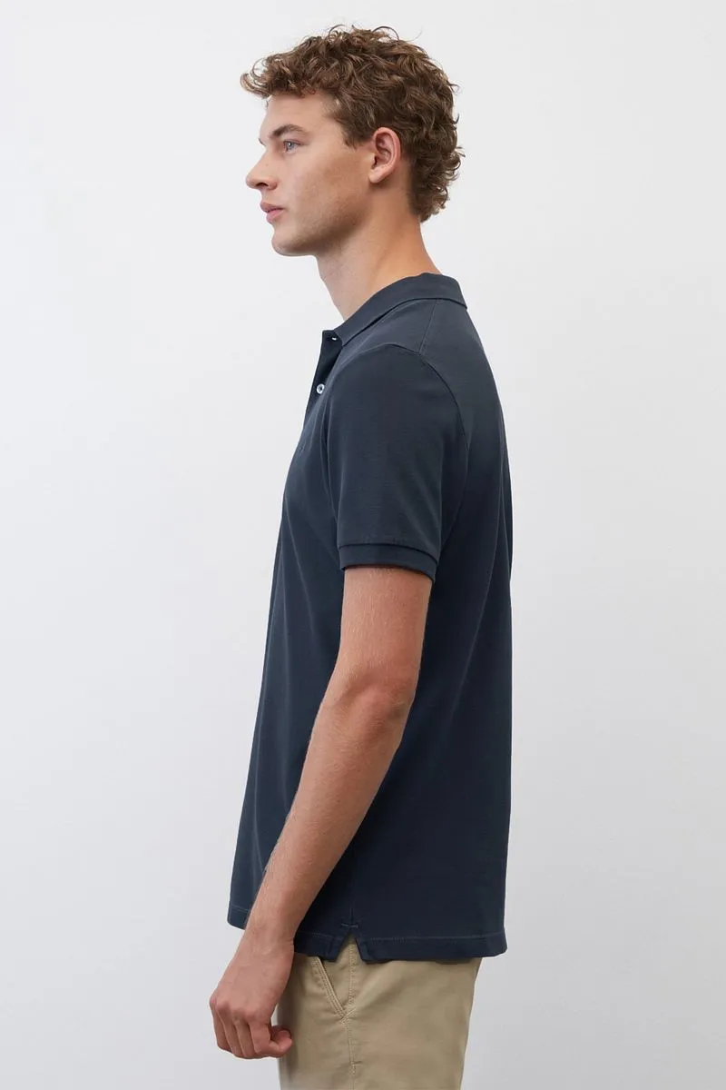 Marc O'Polo Marc O'Polo Poloshirt Dunkelblau, Dunkelblau, – Produktbild 1 von 5