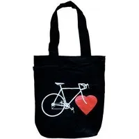 nicegreenstuff nicegreenstuff BIKE LOVE Stoffbeutel schwarz – Produktbild 1 von 1