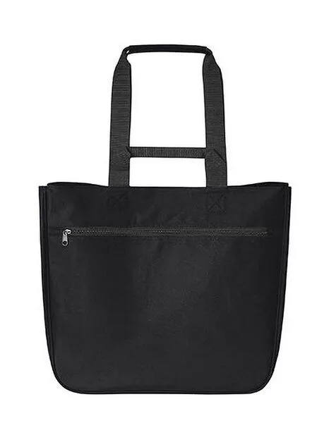 Halfar Halfar Shopper SOFTBASKET aus recyceltem Polyester 40 x 37 x 20 cm mit herausnehmbaren festem Boden, Schwarz, – Produktbild 2 von 4