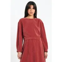 SUITE13LAB SUITE13LAB Damen vegan Bluse Sintra Ziegelrot – Produktbild 1 von 1