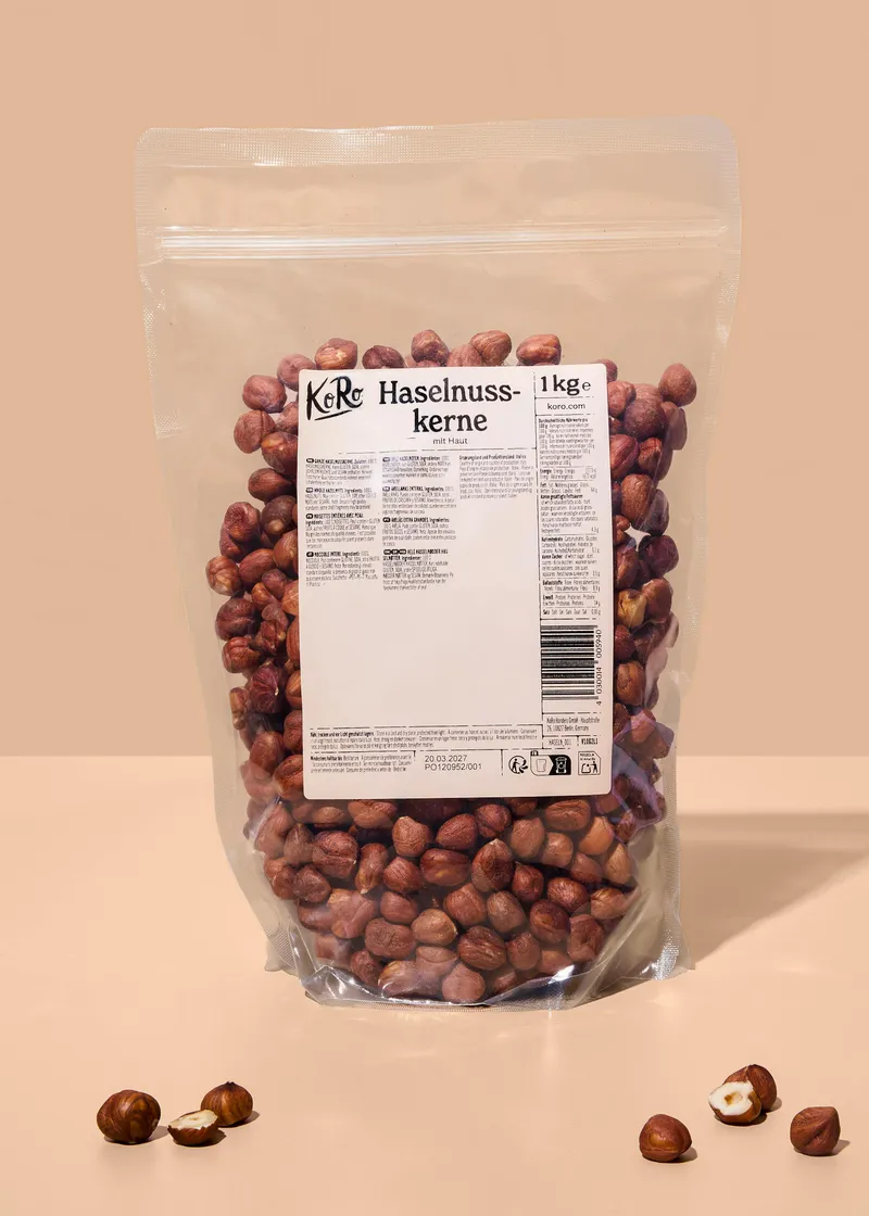 KoRo Haselnusskerne 1 kg – Produktbild 1 von 5