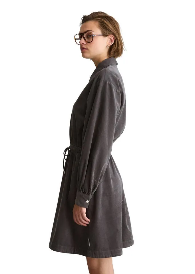 Marc O'Polo DENIM Cordkleid aus Organic Cotton, Grau, – Produktbild 2 von 5