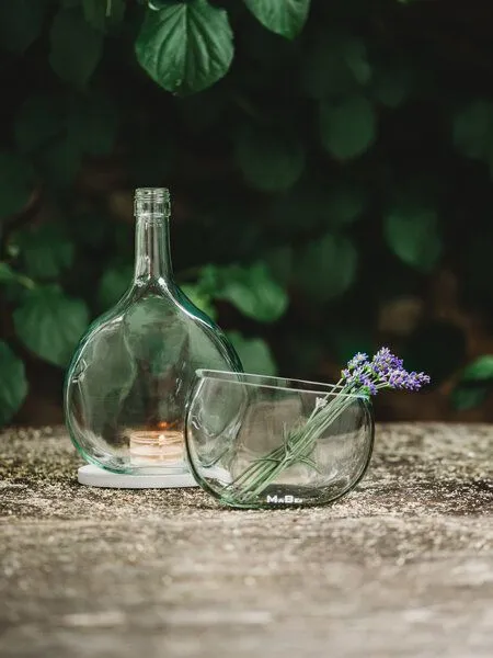 MaBe MaBe Vase aus dem fränkischen Bocksbeutel, Transparent, – Produktbild 4 von 4