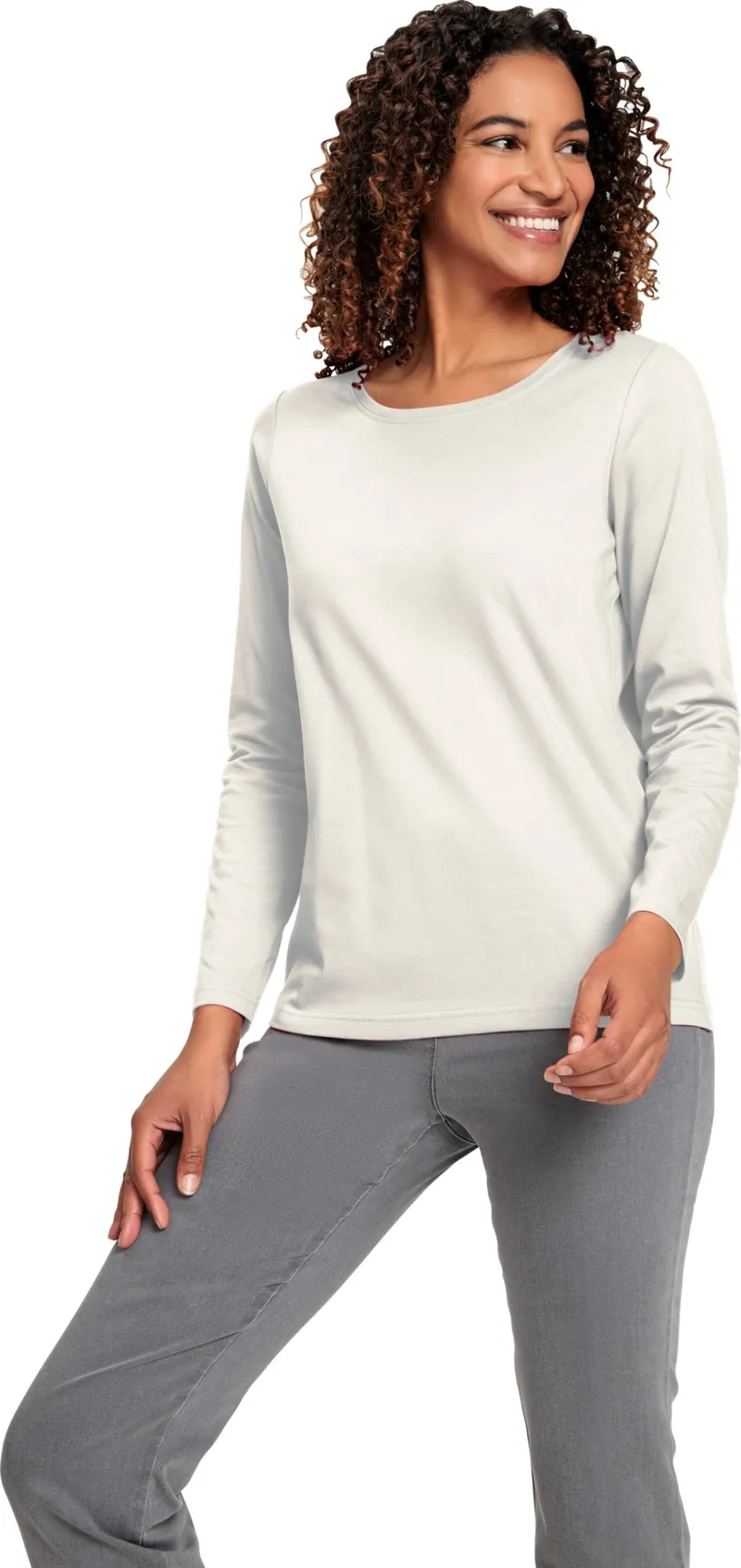 Witt Rundhalsshirt ecru, Ecru, – Produktbild 2 von 2