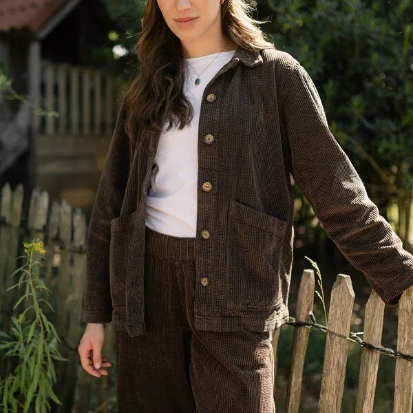NORDLICHT NORDLICHT Cordjacke Liora, Dunkelbraun, – Produktbild 4 von 4