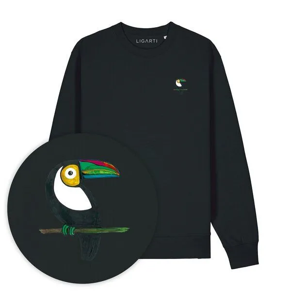 LIGARTI Pullover – Tukan – LIGARTI Tiermanufaktur, Schwarz, – Produktbild 1 von 3