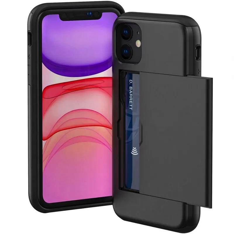 imoshion imoshion Backcover mit Kartenfach für das Apple iPhone 11, Schwarz, – Produktbild 1 von 1