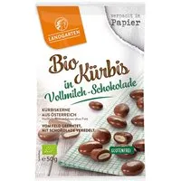 Landgarten Landgarten Bio-Kürbiskerne in Vollmilch-Schokolade, 50 g – Produktbild 1 von 1