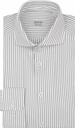 Pure Pure Shirt Stripe Beige - Größe 39 (M) – Produktbild 1 von 1
