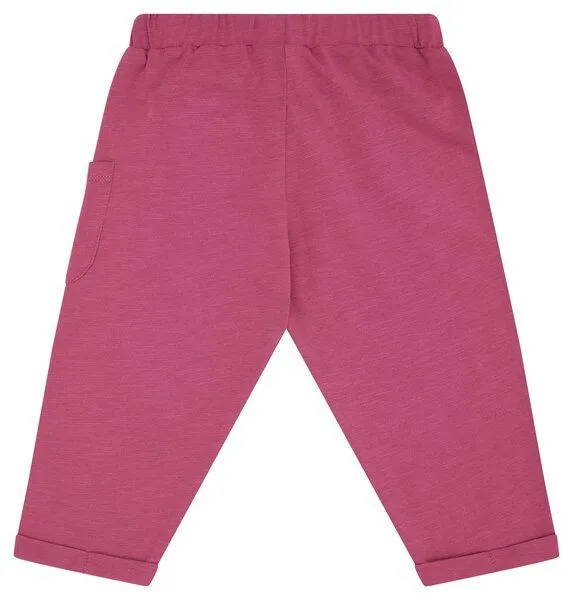 loud + proud loud + proud Babys & Kinder Hose Slub Jersey, GOTS-zertifiziert, Rouge(rosa), – Produktbild 2 von 3