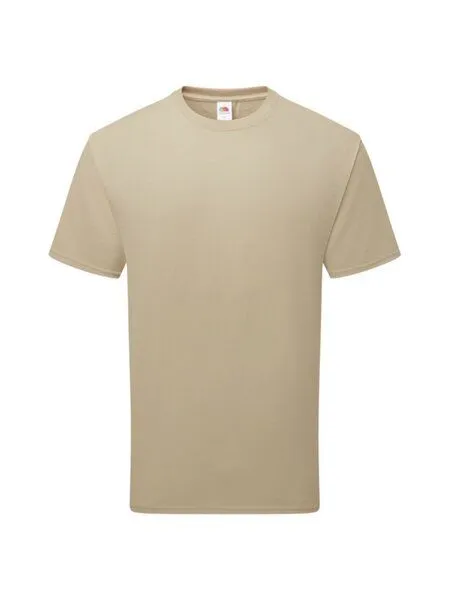 Fruit Of The Loom Fruit of the Loom Unisex T-Shirt mit Rundhals aus Bio - Baumwolle 15 Farben bis Größe 3XL, Dessert sand (beige), – Produktbild 2 von 3