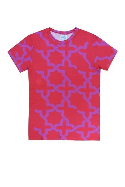 Sophia Schneider-Esleben Sophia Schneider-Esleben Unisex T-Shirt Mio - aus Bambuscellulose gewonnene Viskosefaser, Lila-rot, – Produktbild 3 von 4