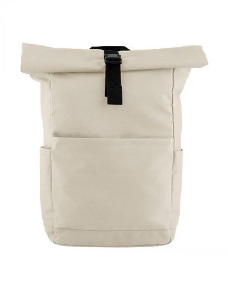 BagBase BagBase Rolltop Kurierrucksack Wasserabweisend gepolsterte, verstellbare Schultergurte, Beige (natural stone), – Produktbild 1 von 2