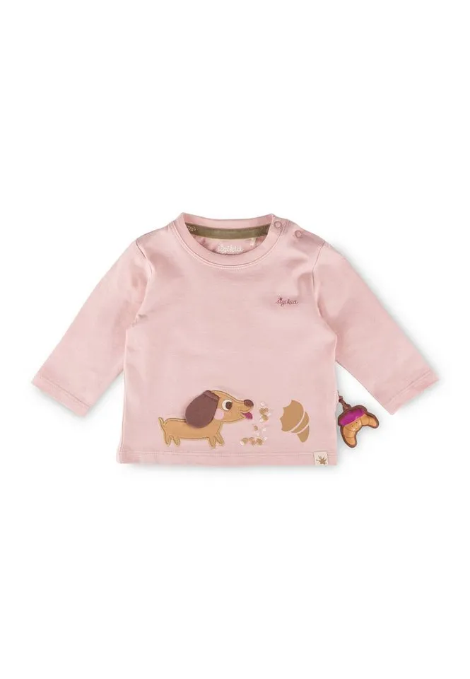 sigikid sigikid Langarmshirt Petit Croissant für Babys Mädchen (1-tlg), Rosa, – Produktbild 1 von 5