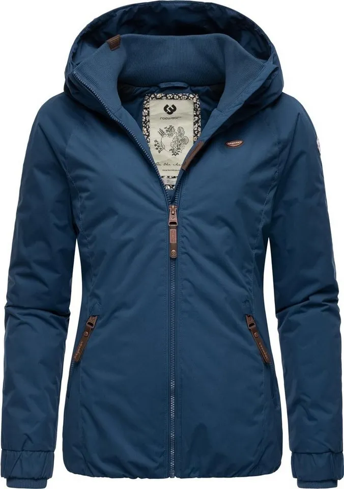 ragwear ragwear Winterjacke Dizzie Winter wasserdichte Outdoorjacke mit Kapuze für den Winter, Blau, – Produktbild 2 von 5
