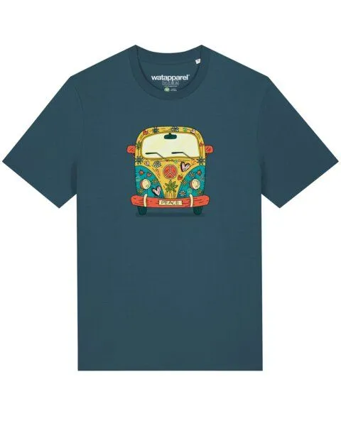 watapparel watapparel T-Shirt Unisex Hippies Bus, Stargazer, – Produktbild 1 von 3