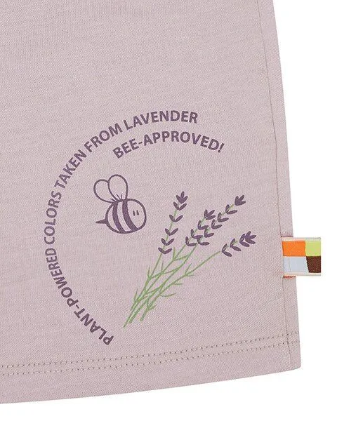 loud + proud loud + proud Babys & Kinder Short mit Pflanzenfarben gefärbt, GOTS zertifiziert, Lavender(lila), – Produktbild 3 von 3