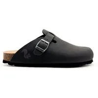 thies Vegane thies ® Eco Bio Clogs aus rec. PET mit Kork-Tieffussbett Men, Obsidian grey, – Produktbild 1 von 1