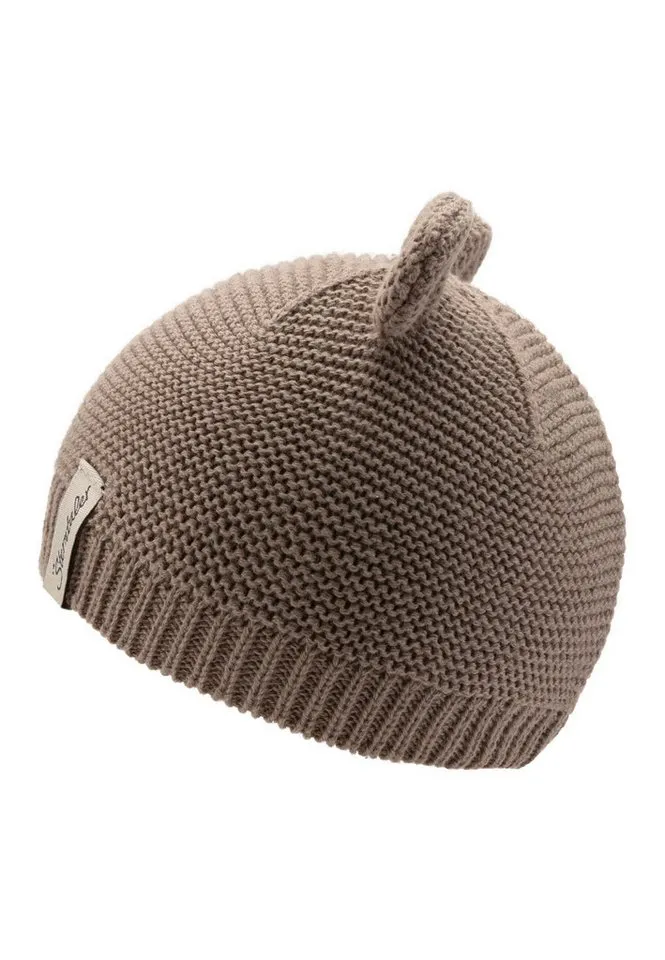 Sterntaler Sterntaler Strickmütze GOTS Strickmütze Ohren (1-St), Braun|bunt, – Produktbild 4 von 5