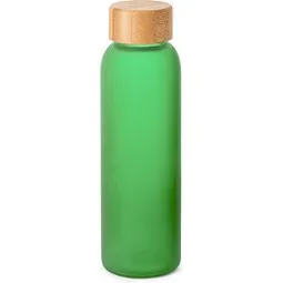 hi!dea™ hi!dea™ LILLARD GLASS. Trinkflasche aus Mattglas 500ml, Hellgrün, – Produktbild 1 von 1