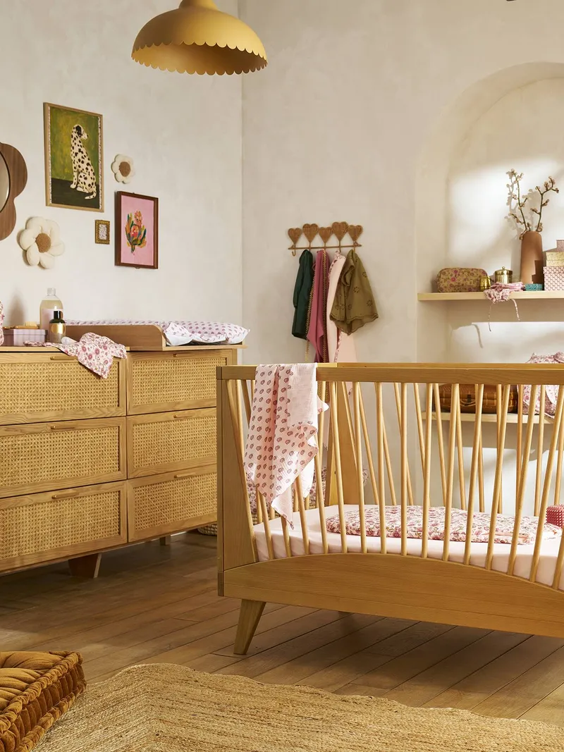 Vertbaudet Wickelaufsatz für Kommoden mit 42cm und 52cm Tiefe, Braun, – Produktbild 3 von 4
