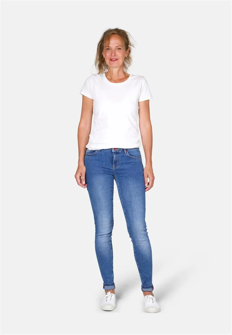 TORLAND TORLAND Skinny Fit-Jeans Rosa, Light indigo, – Produktbild 1 von 1
