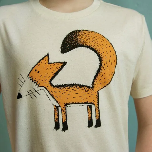 Cmig Cmig Kinder T-Shirt Franzi Fuchs, Natural raw, – Produktbild 1 von 4