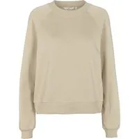 Basic Apparel Basic Apparel Sweat-Pullover MAJE aus Bio-Baumwolle, Grün (moss gray), – Produktbild 1 von 1