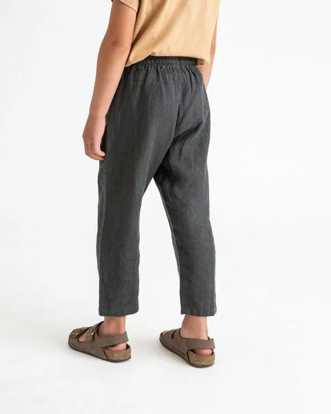MATONA Matona Sommerliche Hose für Kinder aus Leinen / Garden Pants, Black, – Produktbild 2 von 4